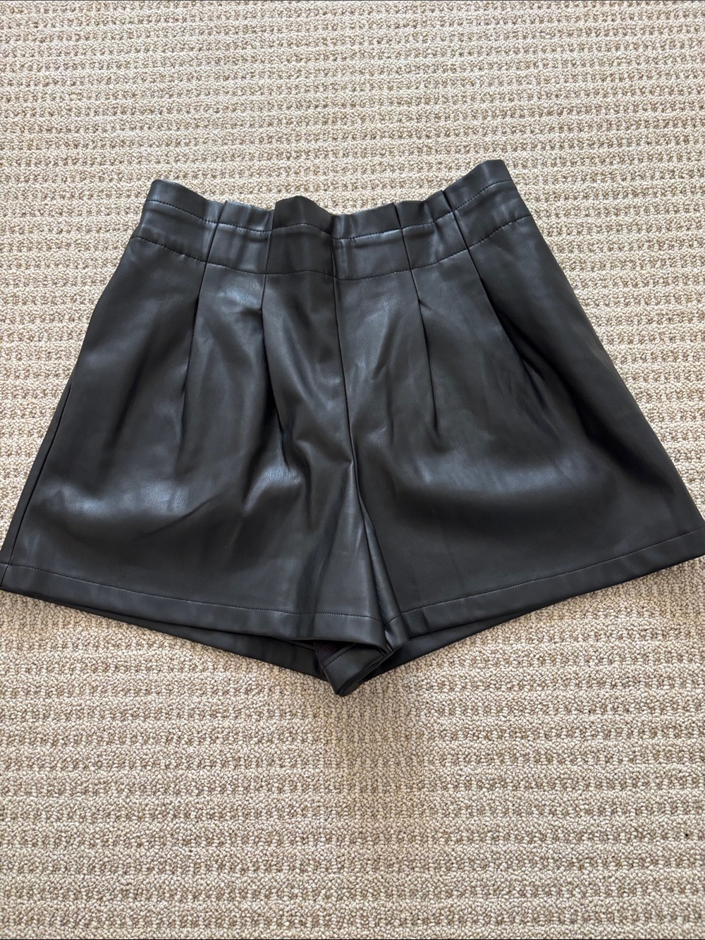 Versona Faux Leather Shorts